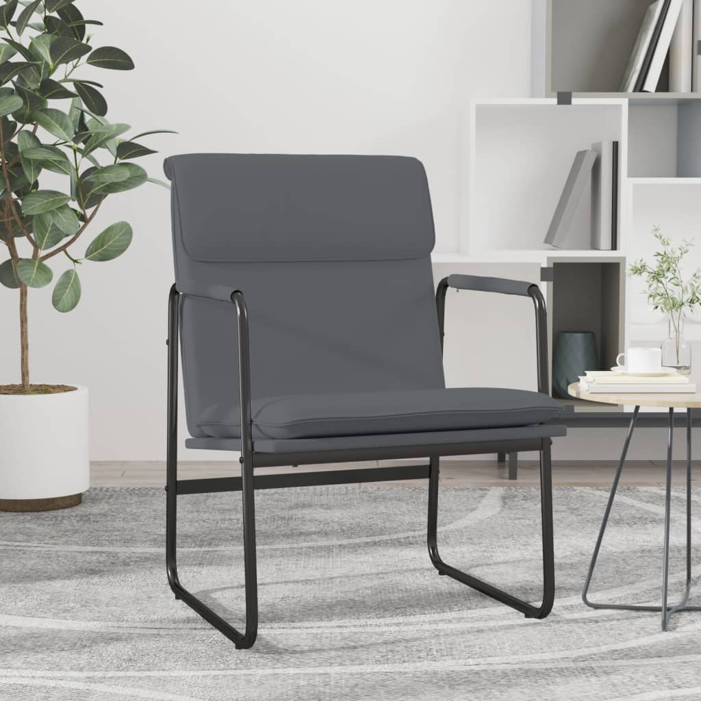Chaise longue Gris 55x64x80 cm Similicuir - XIOS