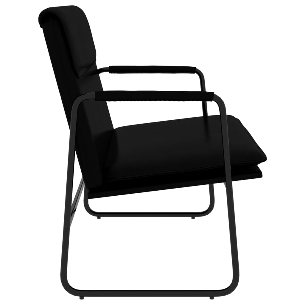 Banc Noir 100x64x80 cm Similicuir - XIOS