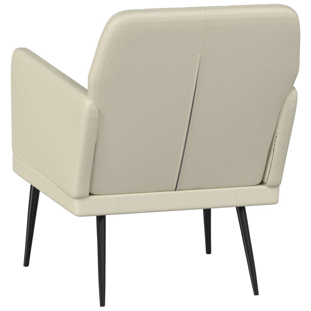 Fauteuil Crème 61x78x80 cm Similicuir - XIOS