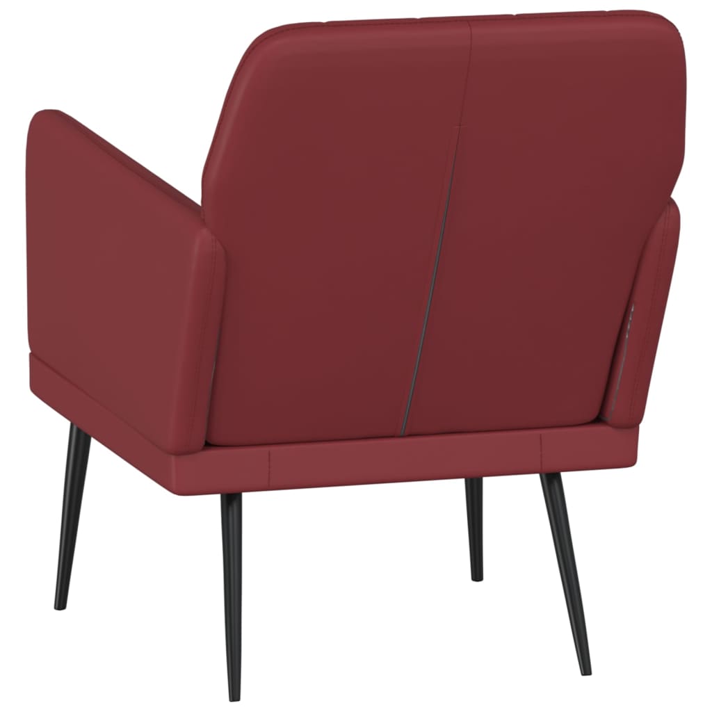 Fauteuil Bordeaux 61x78x80 cm Similicuir - XIOS