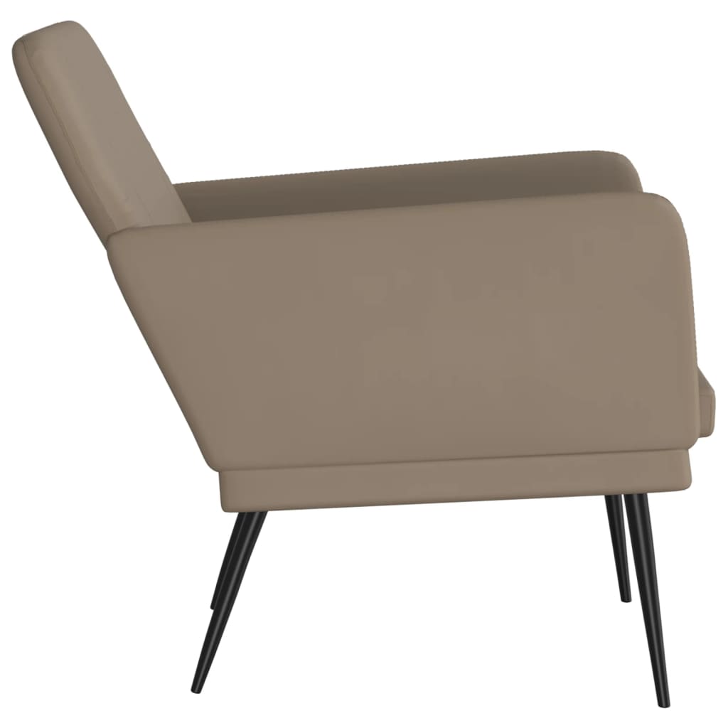 Fauteuil Cappuccino 61x78x80 cm Similicuir - XIOS