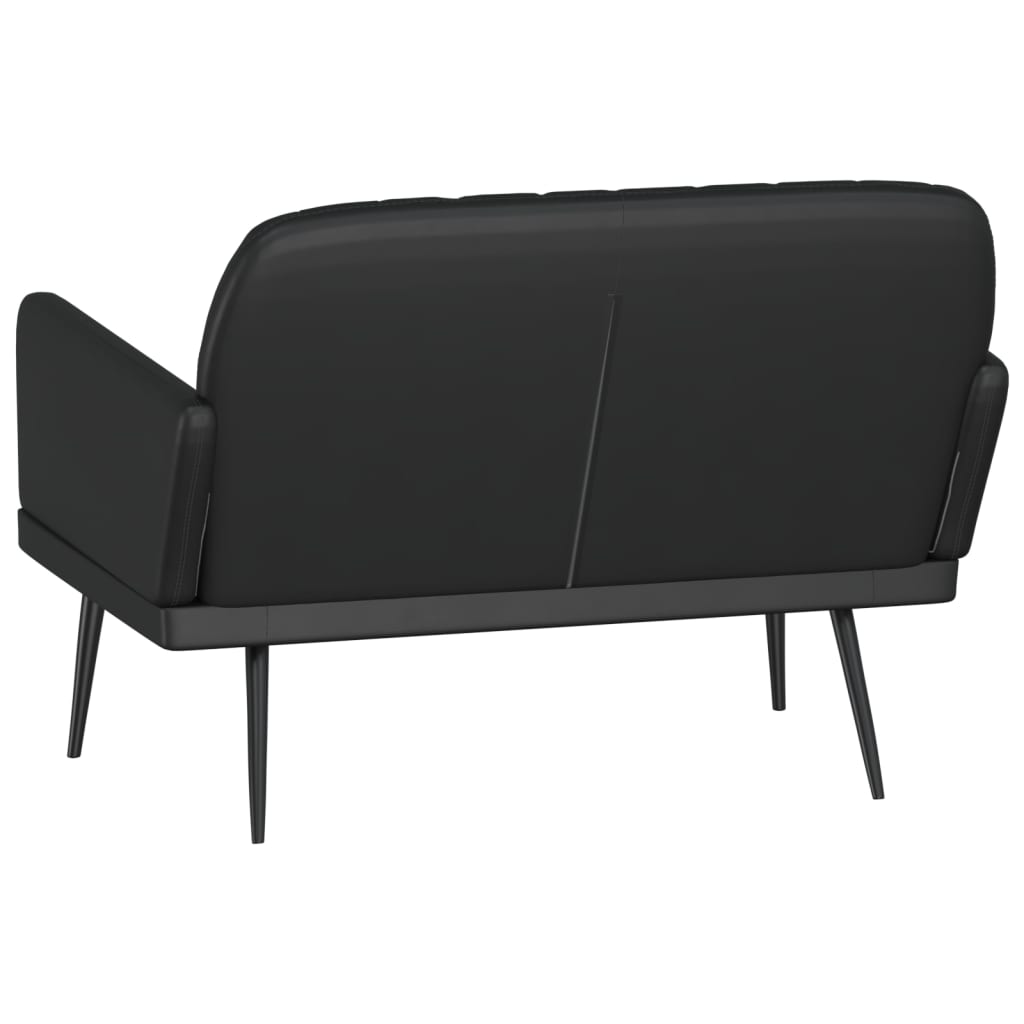 Banc Noir 107x80x81 cm Similicuir - XIOS