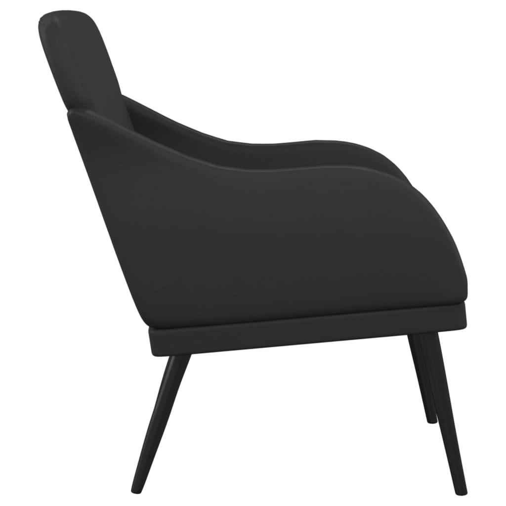 Fauteuil Noir 63x76x80 cm Similicuir - XIOS