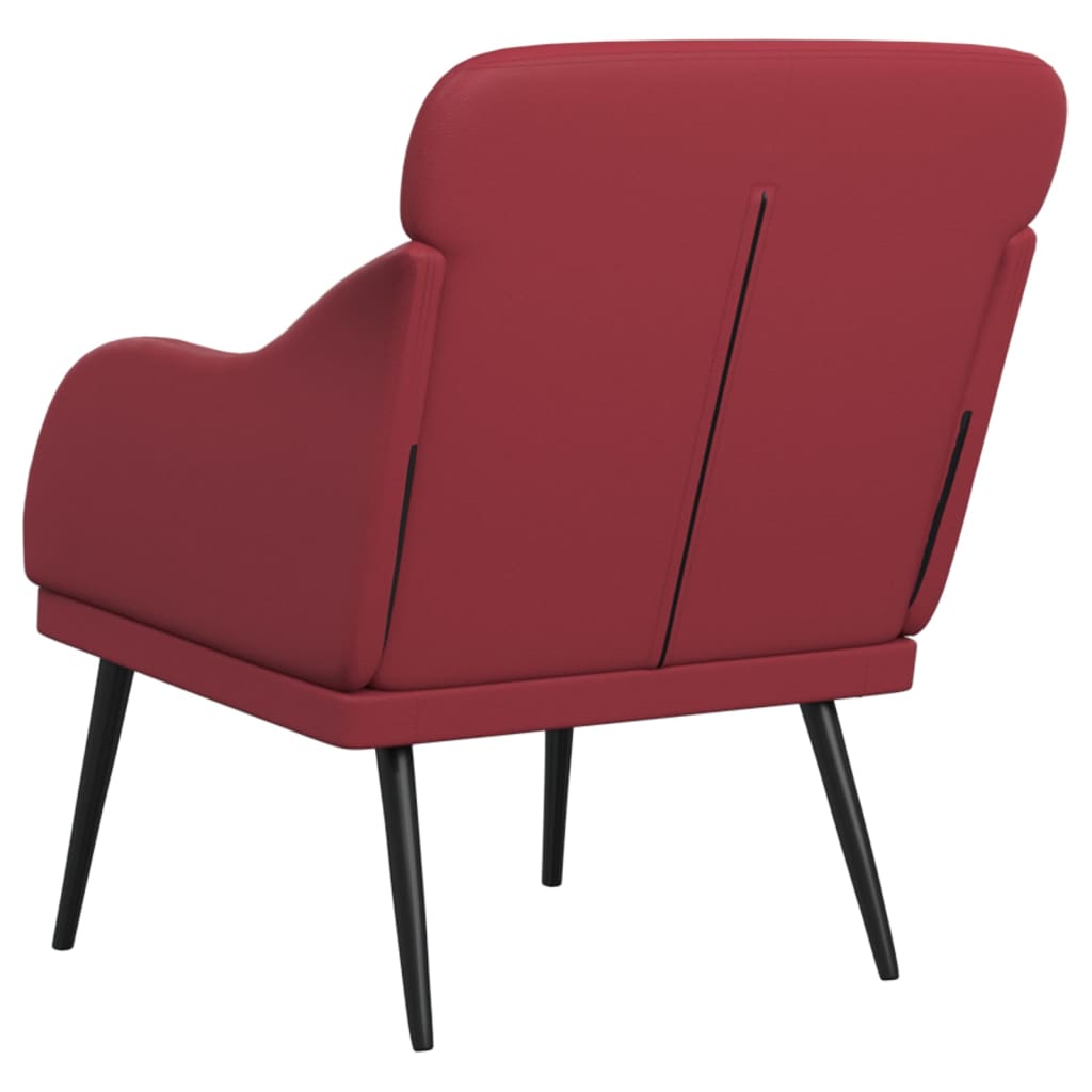 Fauteuil Bordeaux 63x76x80 cm Similicuir - XIOS
