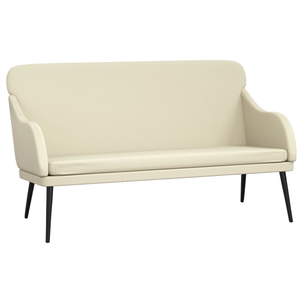 Banc Crème 110x76x80 cm Similicuir - XIOS