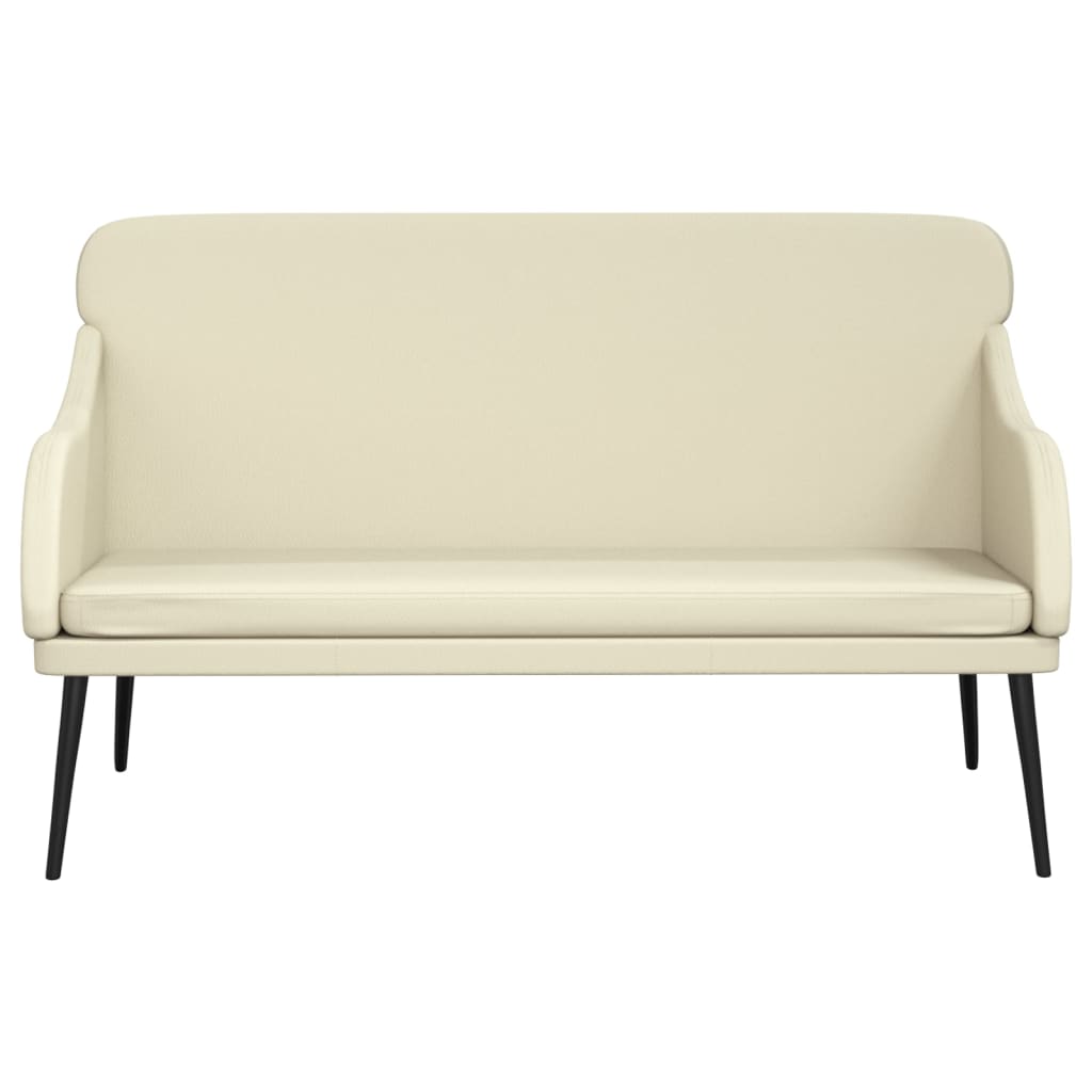 Banc Crème 110x76x80 cm Similicuir - XIOS