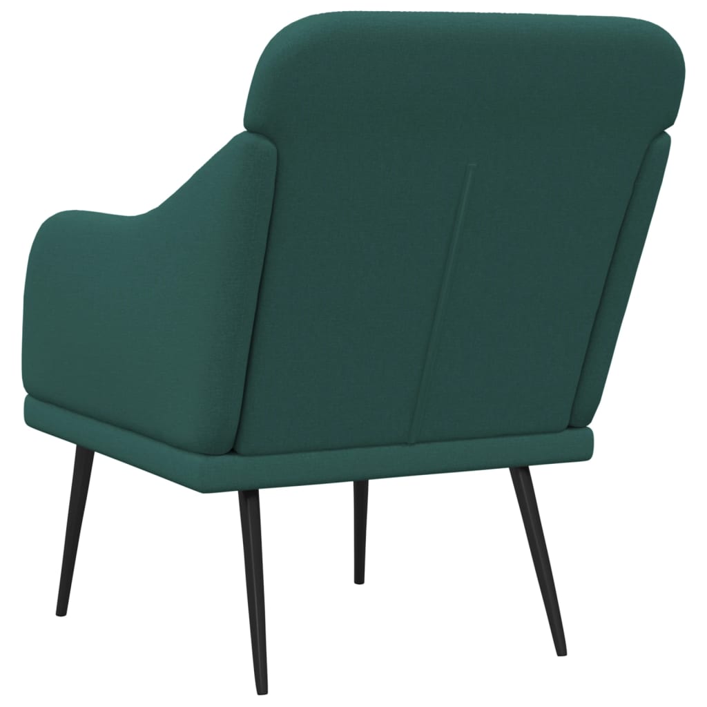 Fauteuil Vert foncé 63x76x80 cm Tissu - XIOS