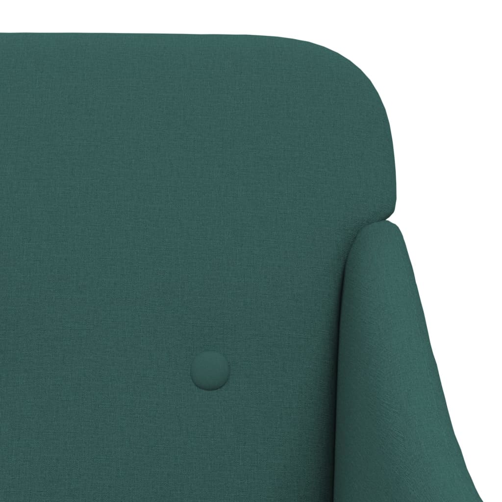 Fauteuil Vert foncé 63x76x80 cm Tissu - XIOS
