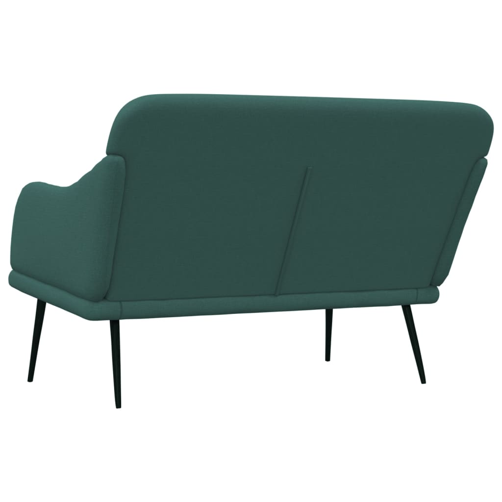 Banc Vert foncé 110x76x80 cm Tissu - XIOS