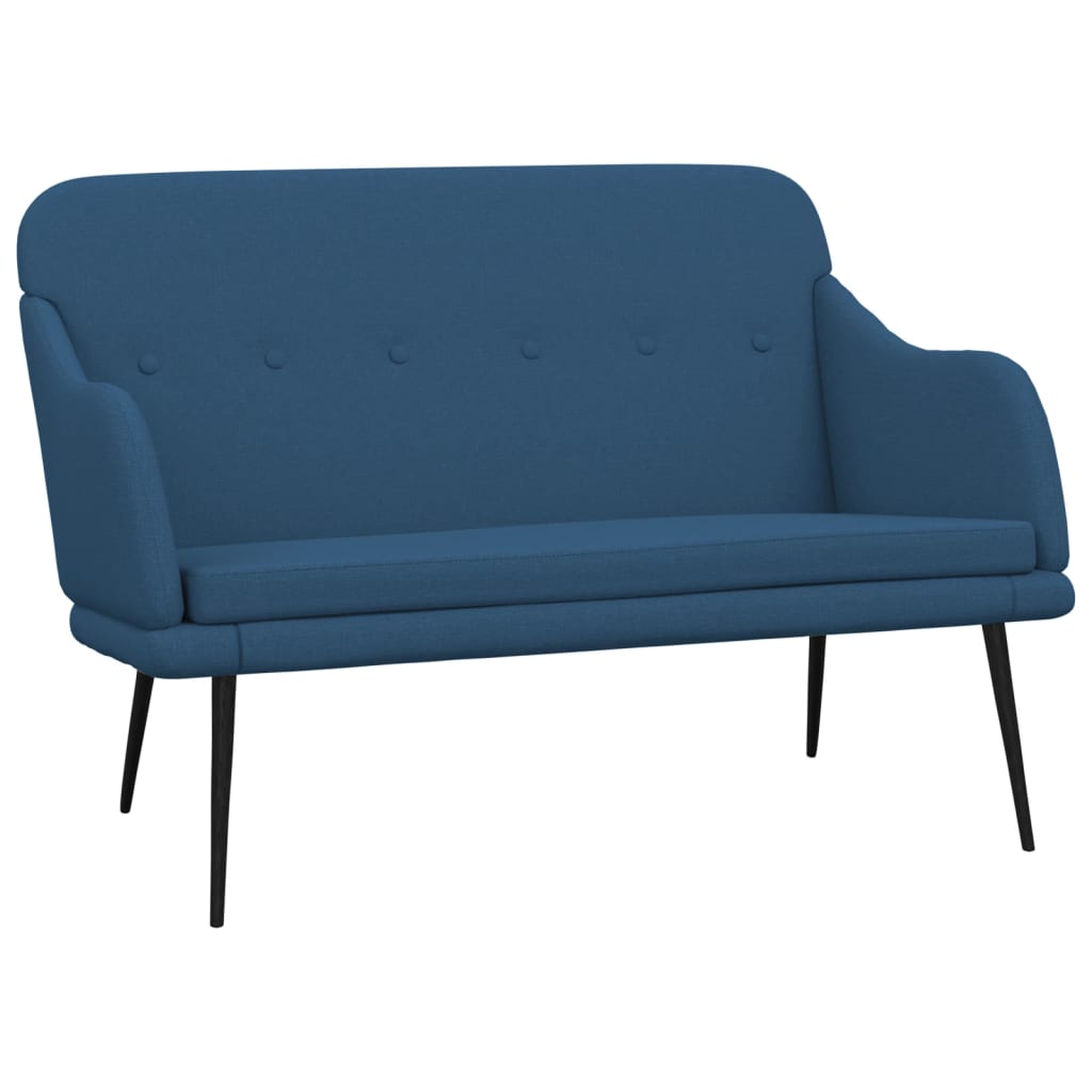 Banc Bleu 110x76x80 cm Tissu - XIOS