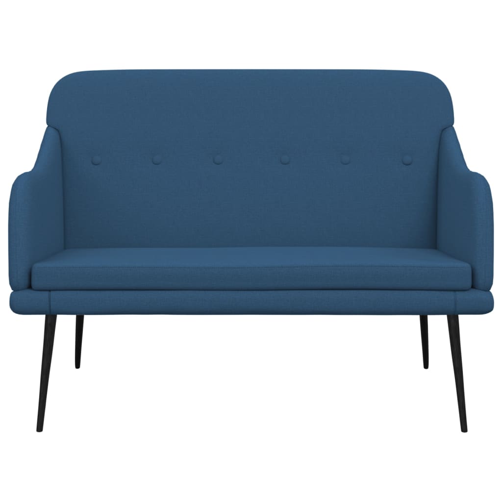Banc Bleu 110x76x80 cm Tissu - XIOS