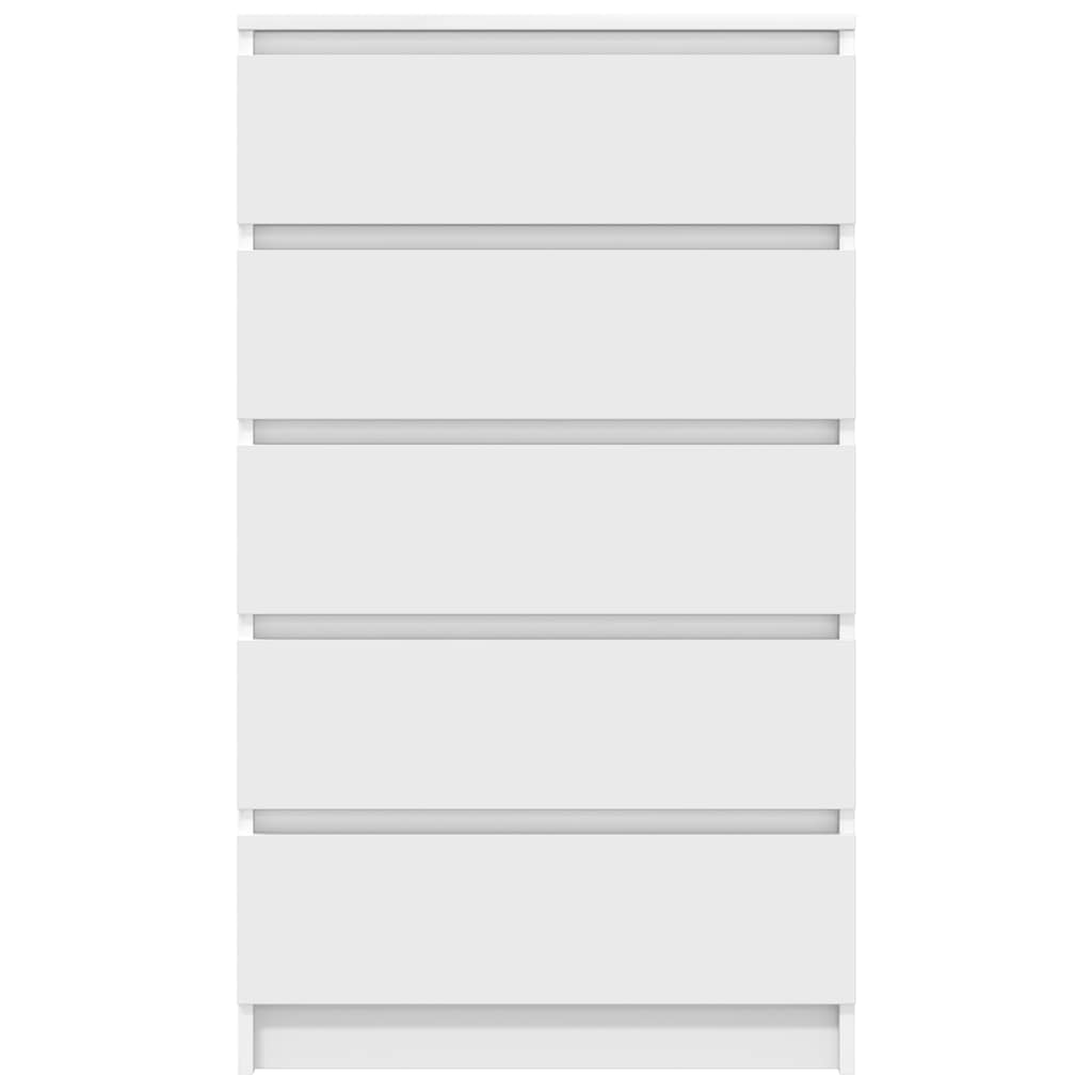Commode Blanc 60x36x103 cm Bois d'ingénierie - XIOS