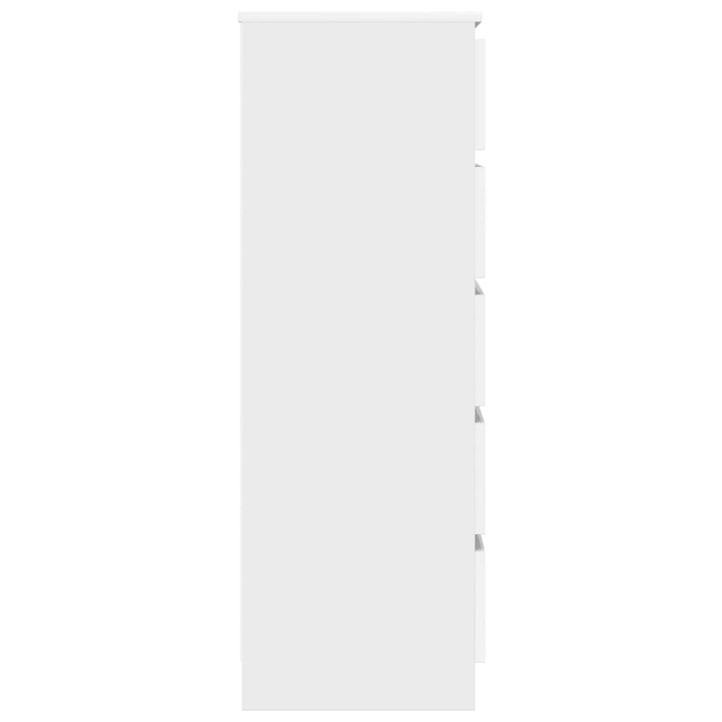 Commode Blanc 60x36x103 cm Bois d'ingénierie - XIOS