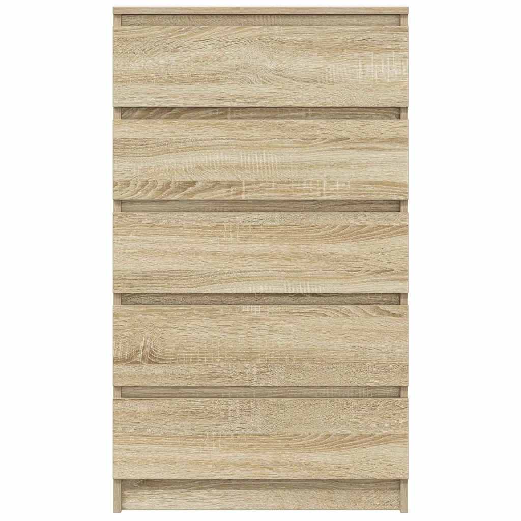 Commode Chêne sonoma 60x36x103 cm Bois d'ingénierie - XIOS