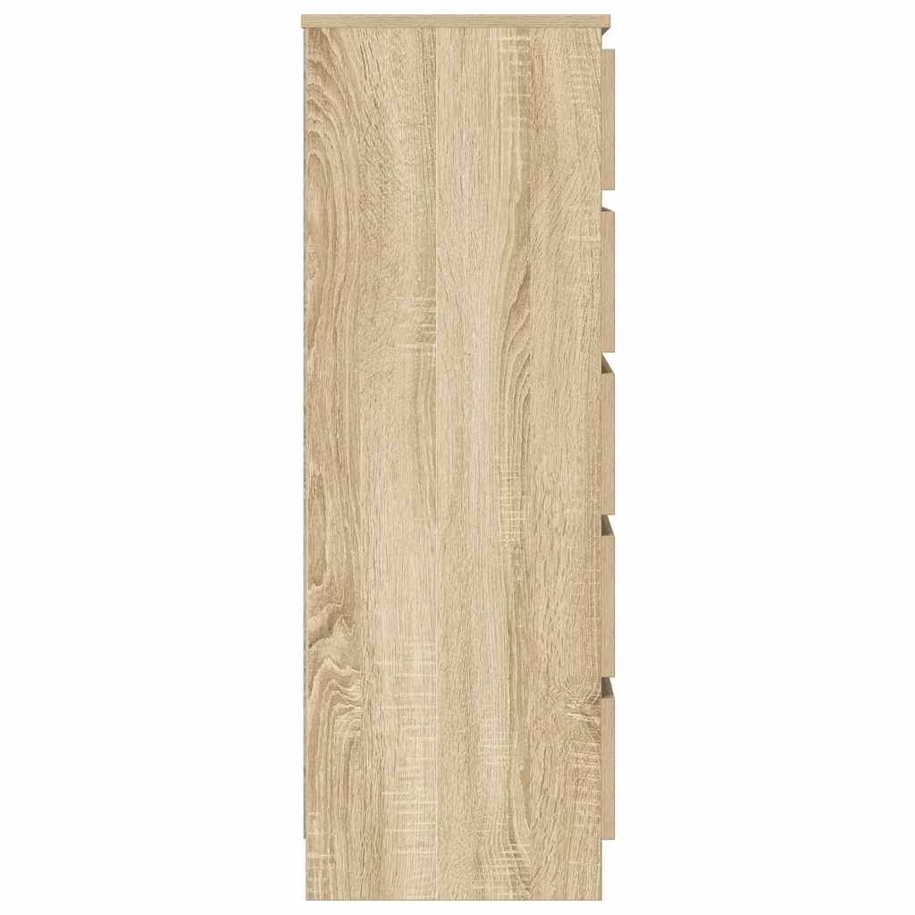 Commode Chêne sonoma 60x36x103 cm Bois d'ingénierie - XIOS