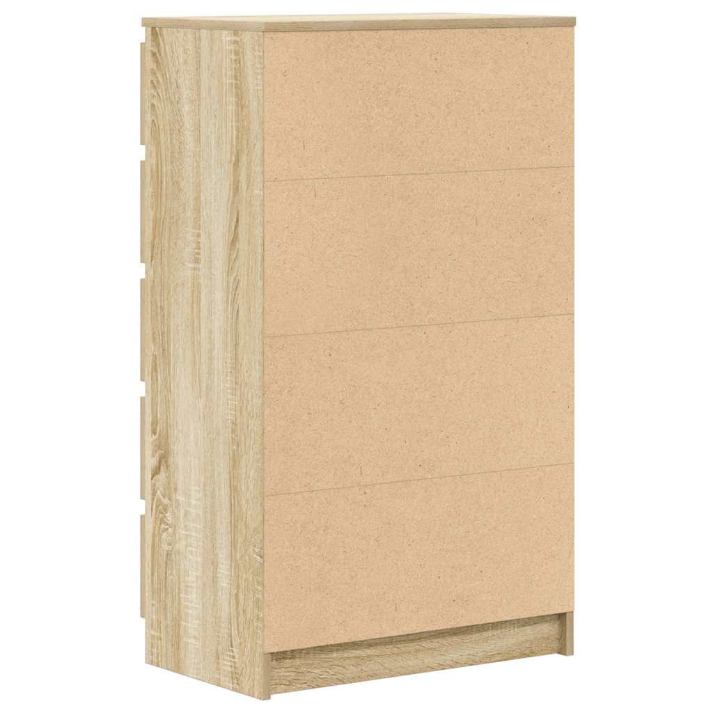 Commode Chêne sonoma 60x36x103 cm Bois d'ingénierie - XIOS