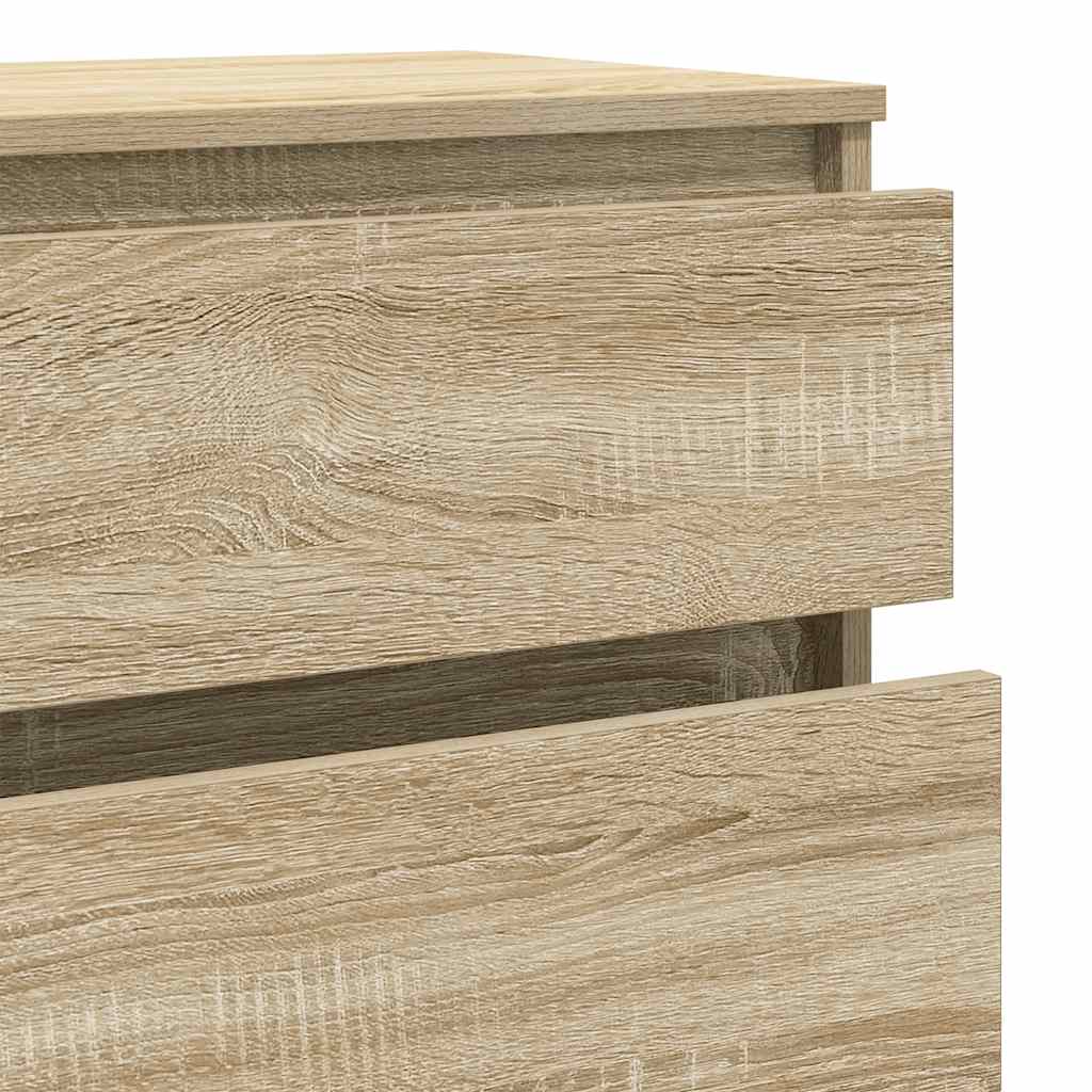 Commode Chêne sonoma 60x36x103 cm Bois d'ingénierie - XIOS