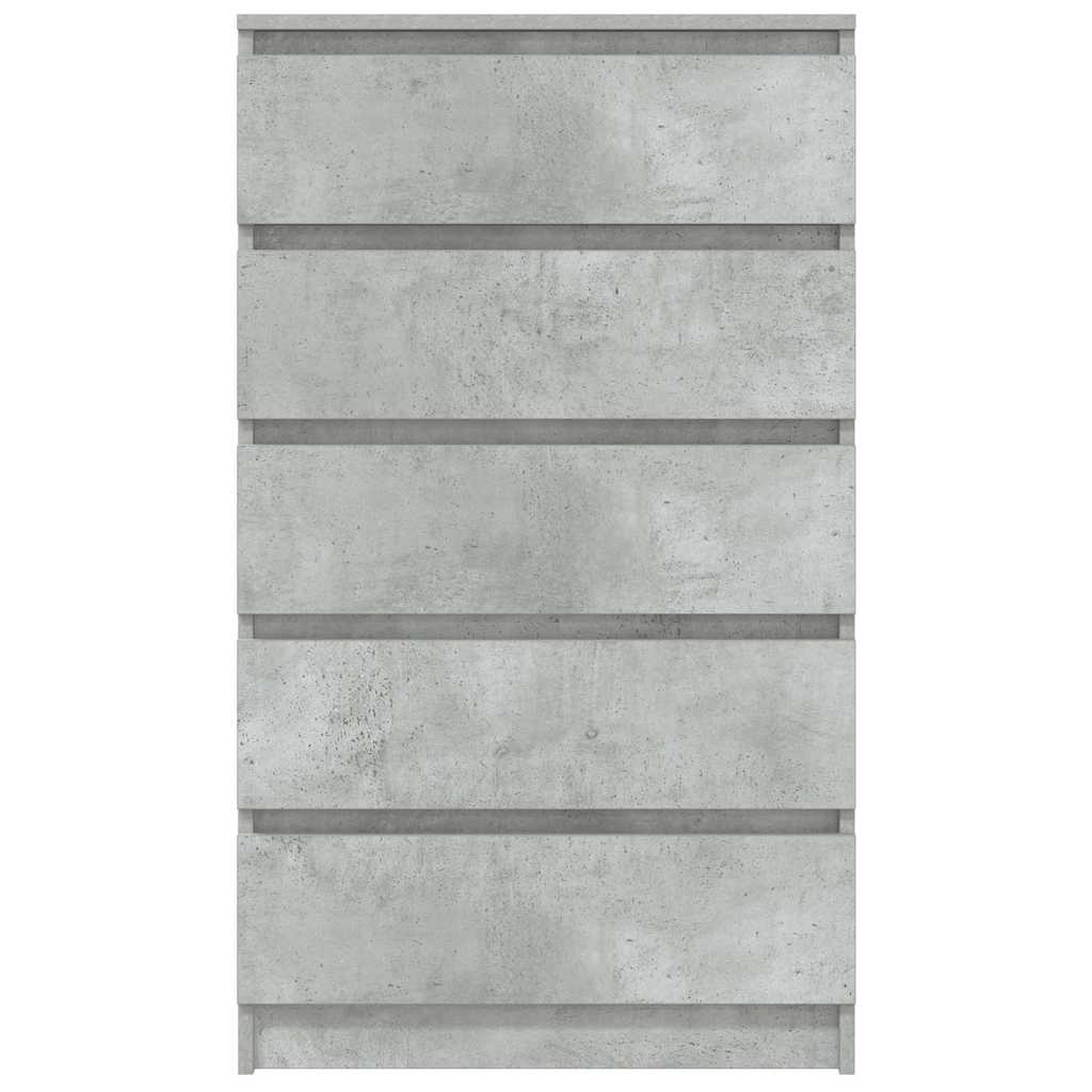 Commode Gris béton 60x36x103 cm Bois d'ingénierie - XIOS
