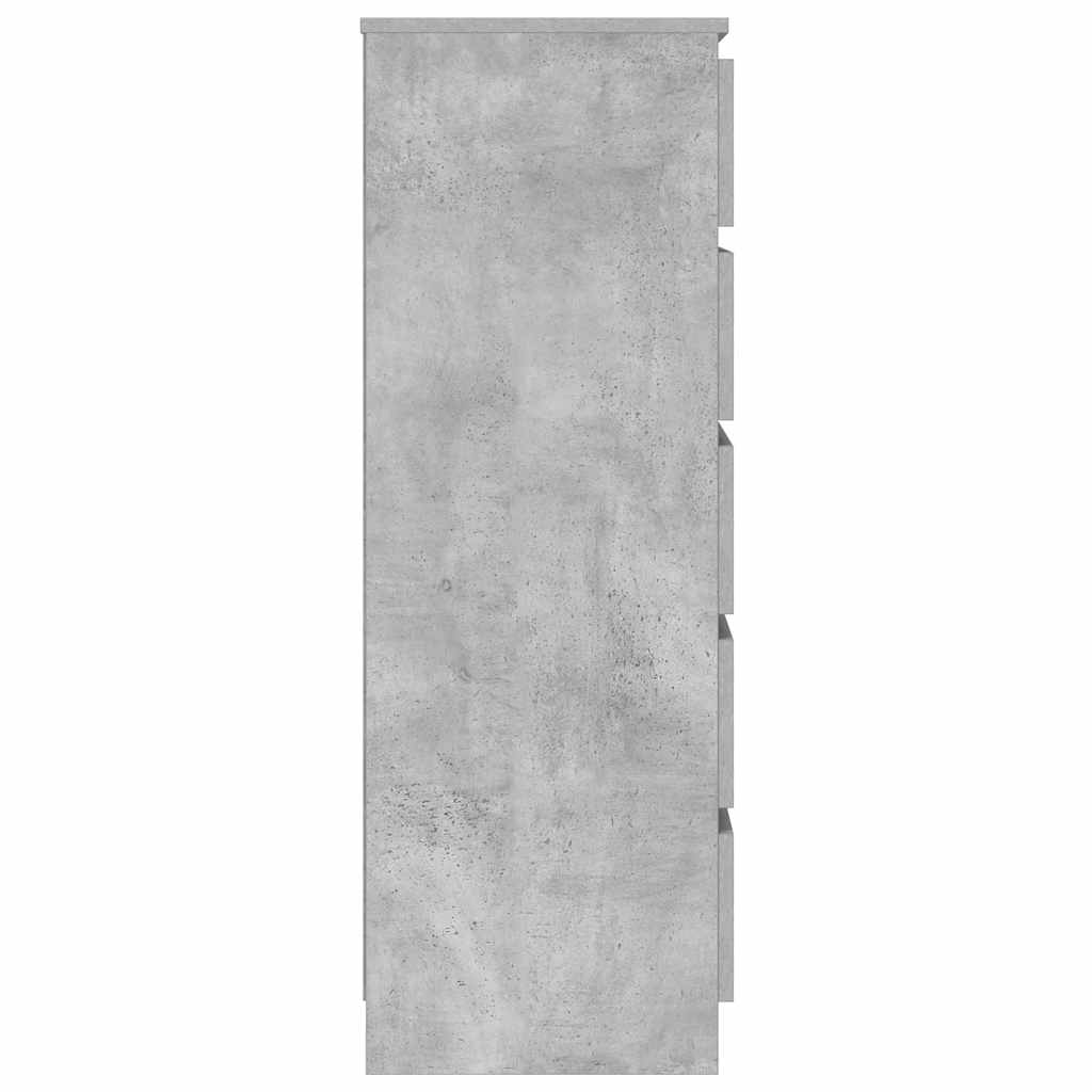 Commode Gris béton 60x36x103 cm Bois d'ingénierie - XIOS