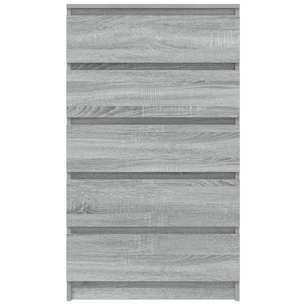 Commode Sonoma gris 60x36x103 cm Bois d'ingénierie - XIOS