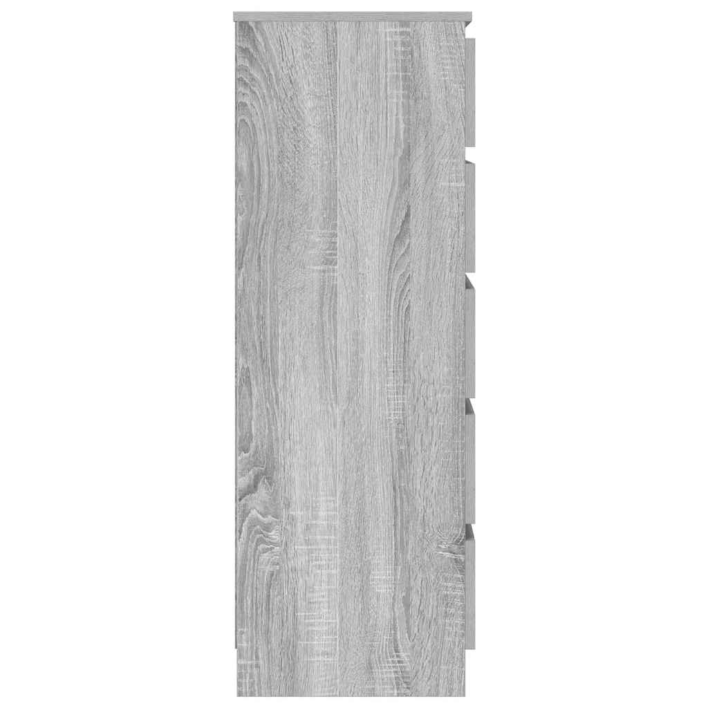 Commode Sonoma gris 60x36x103 cm Bois d'ingénierie - XIOS
