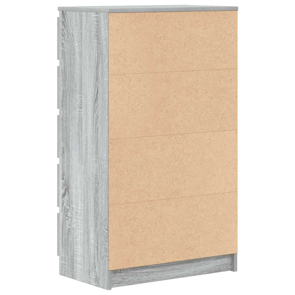 Commode Sonoma gris 60x36x103 cm Bois d'ingénierie - XIOS