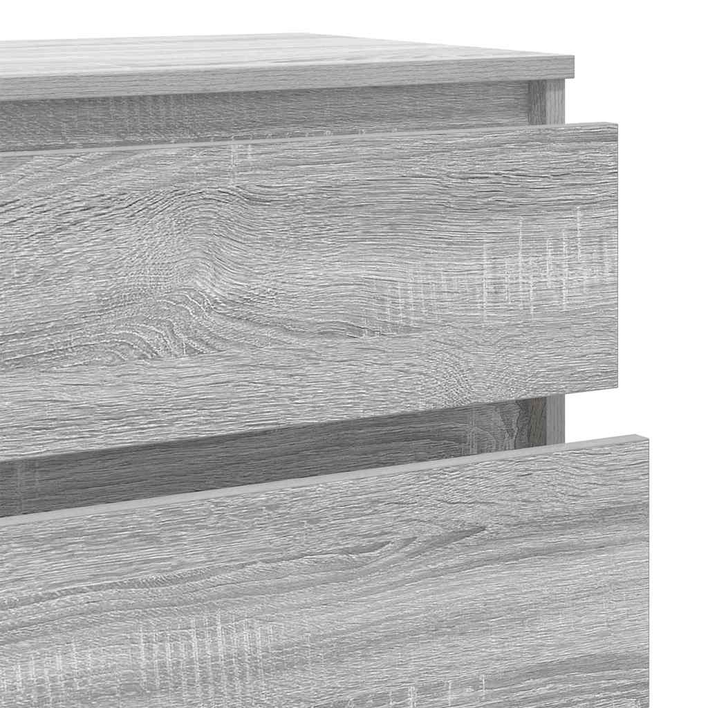Commode Sonoma gris 60x36x103 cm Bois d'ingénierie - XIOS