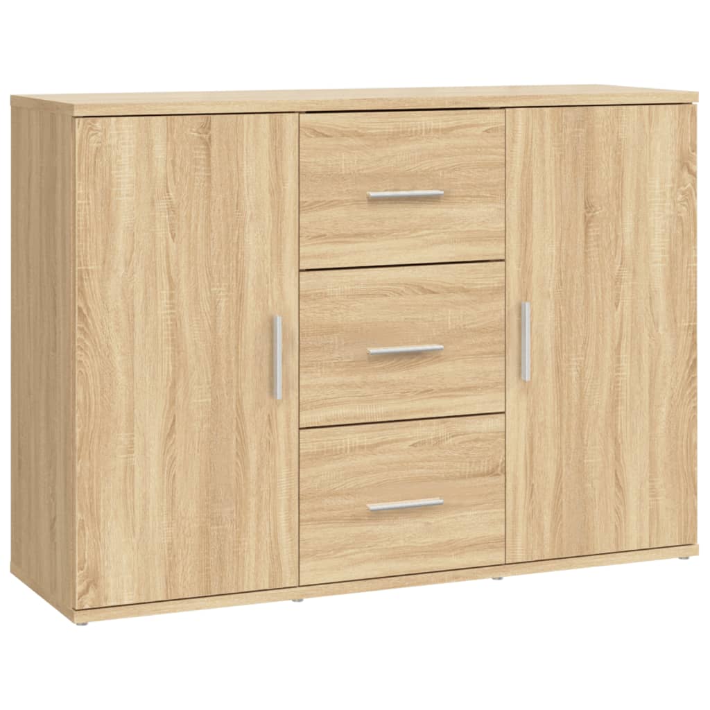 Buffet chêne sonoma 91x29,5x65 cm bois d'ingénierie - XIOS