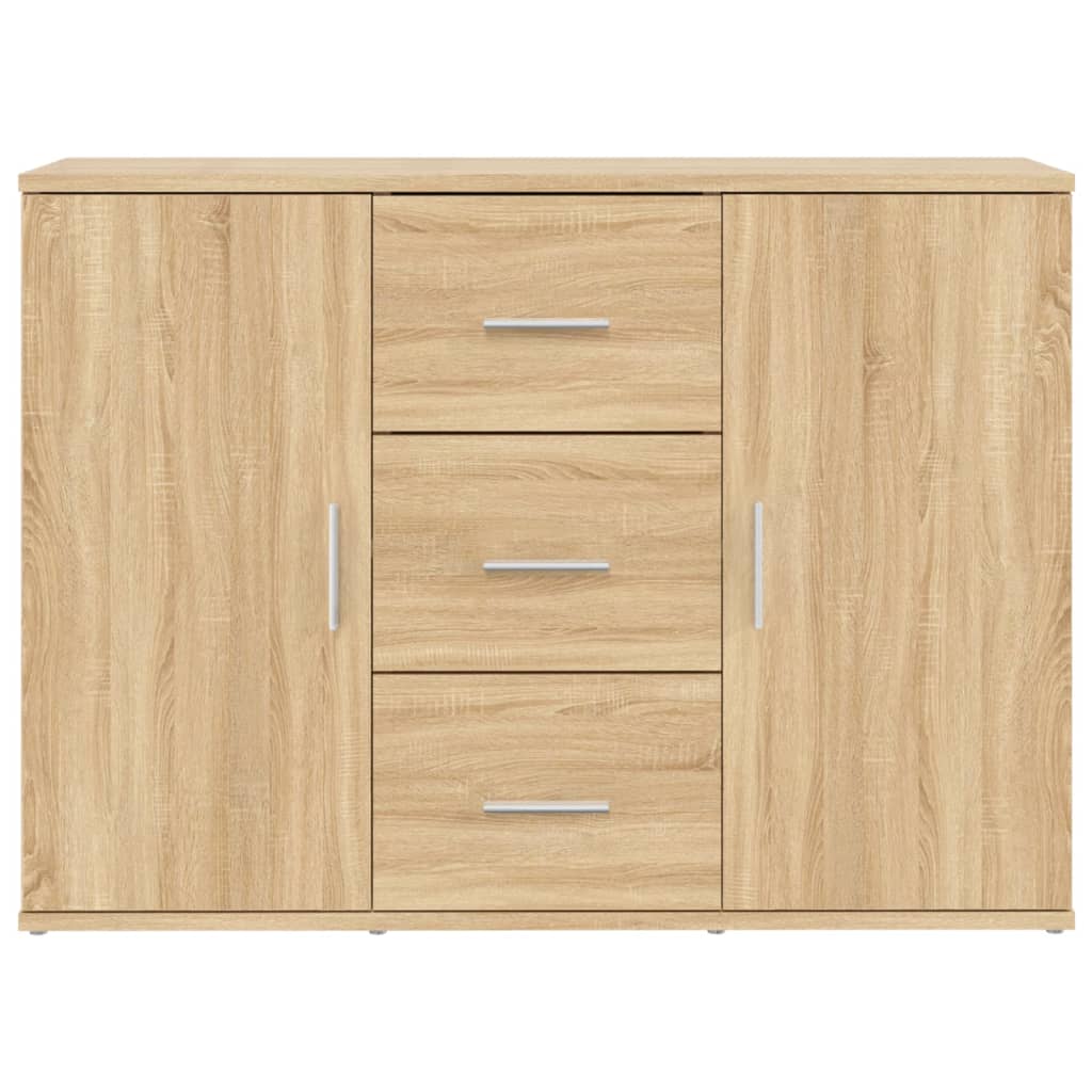 Buffet chêne sonoma 91x29,5x65 cm bois d'ingénierie - XIOS