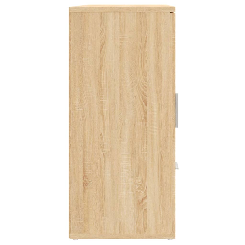 Buffet chêne sonoma 91x29,5x65 cm bois d'ingénierie - XIOS