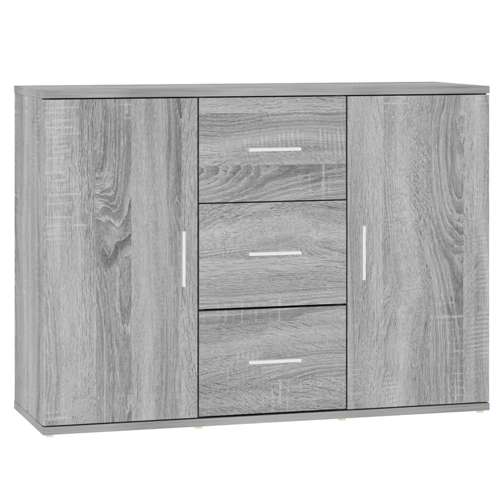 Buffet Sonoma gris 91x29,5x65 cm Bois d'ingénierie - XIOS