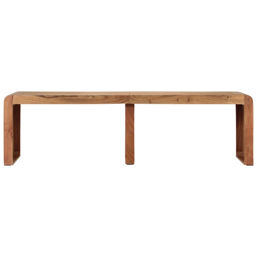 Banc 160x38x45 cm bois massif d'acacia - XIOS