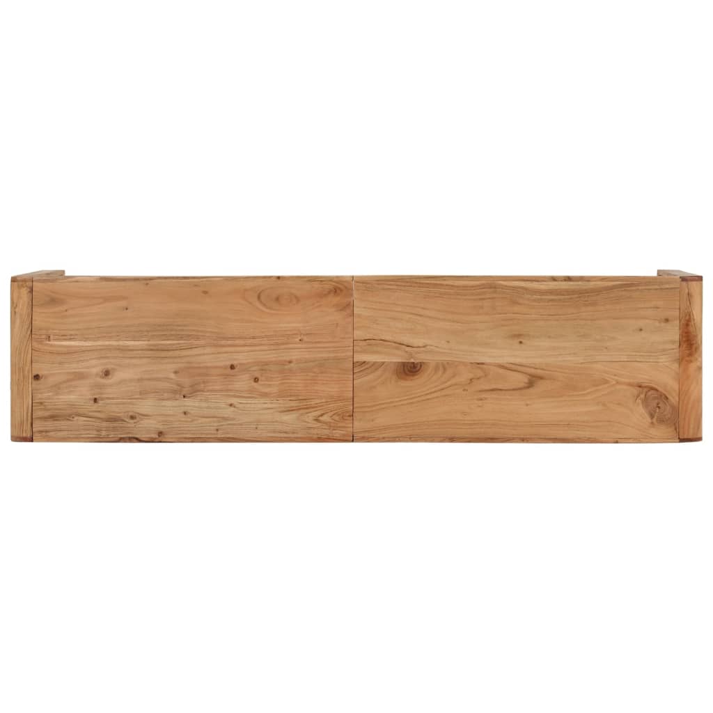 Banc 160x38x45 cm bois massif d'acacia - XIOS