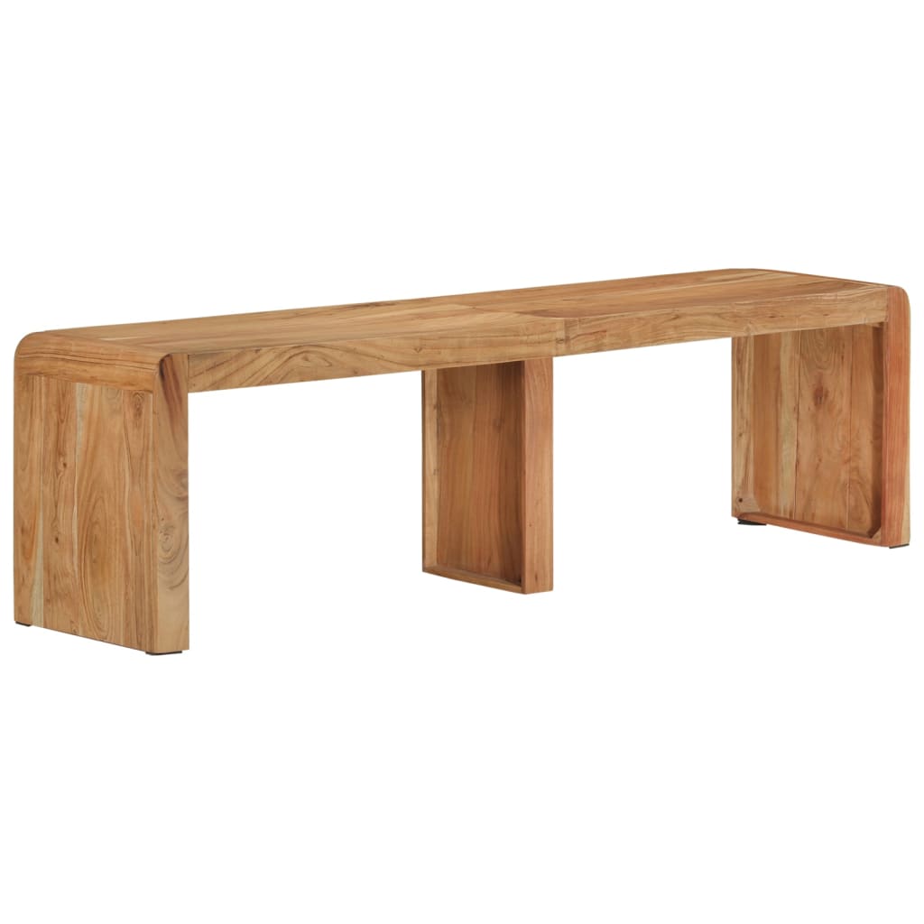 Banc 160x38x45 cm bois massif d'acacia - XIOS