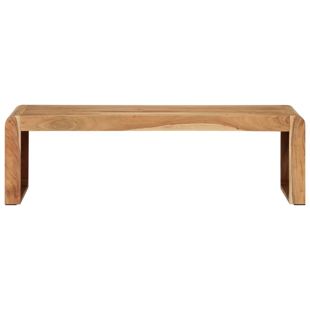 Meuble TV 110x33x33 cm bois d'acacia massif - XIOS