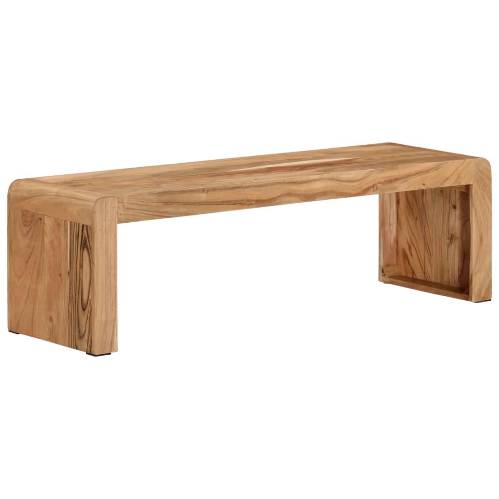 Meuble TV 110x33x33 cm bois d'acacia massif - XIOS