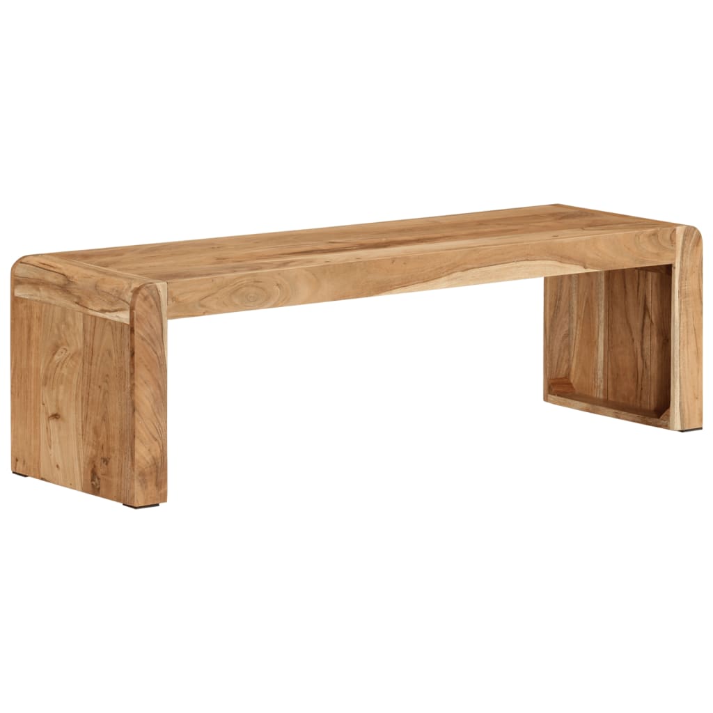 Meuble TV 110x33x33 cm bois d'acacia massif - XIOS