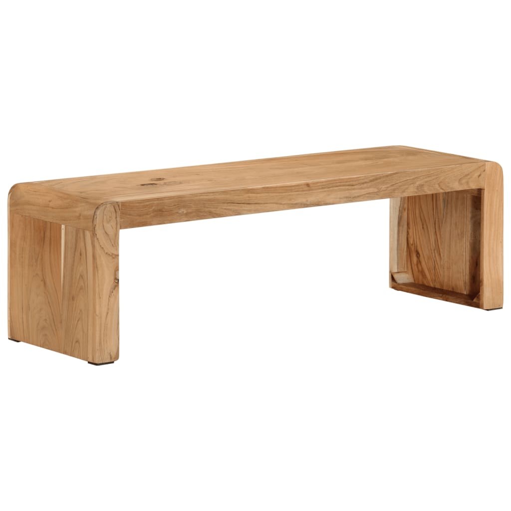 Meuble TV 110x33x33 cm bois d'acacia massif - XIOS
