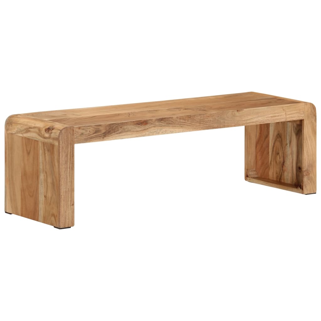 Meuble TV 110x33x33 cm bois d'acacia massif - XIOS