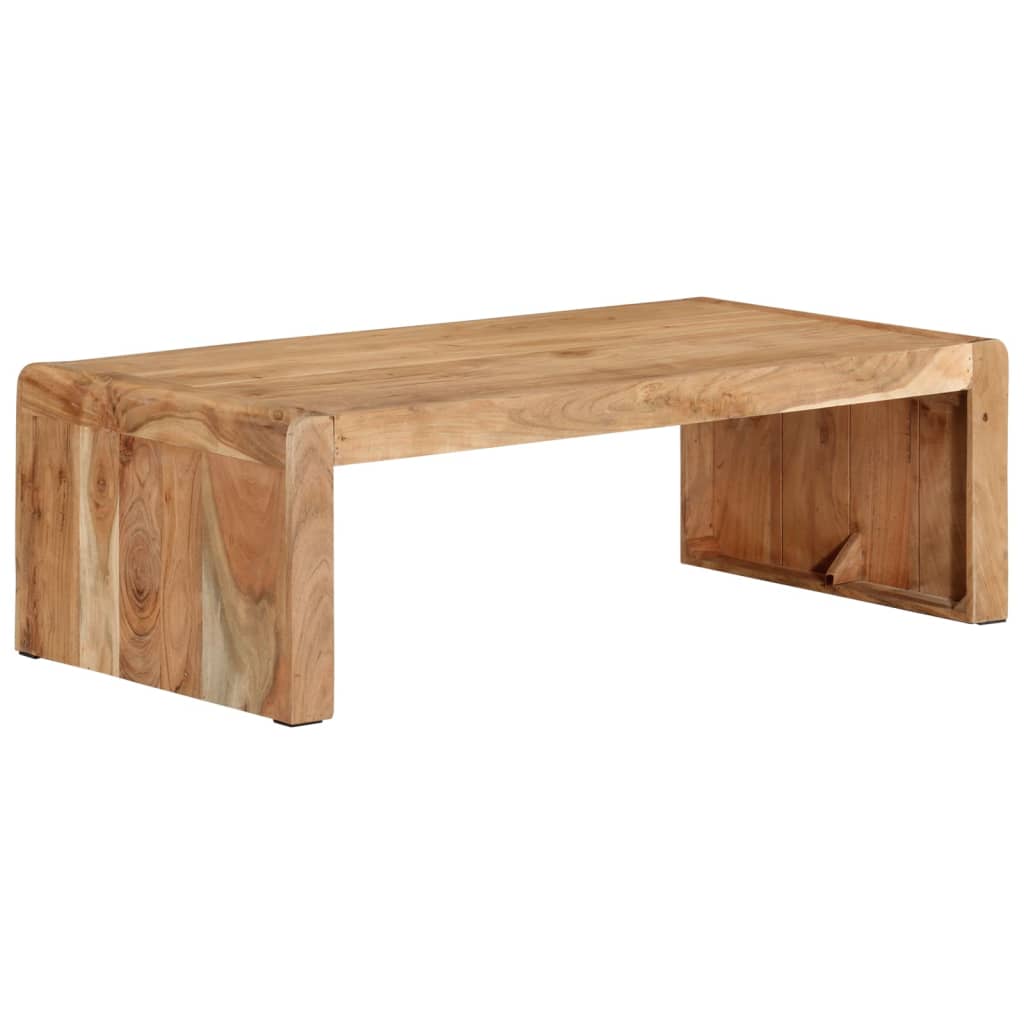 Table basse 110x55x35 cm bois massif d'acacia - XIOS