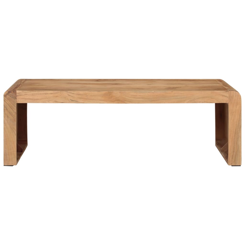 Table basse 110x55x35 cm bois massif d'acacia - XIOS