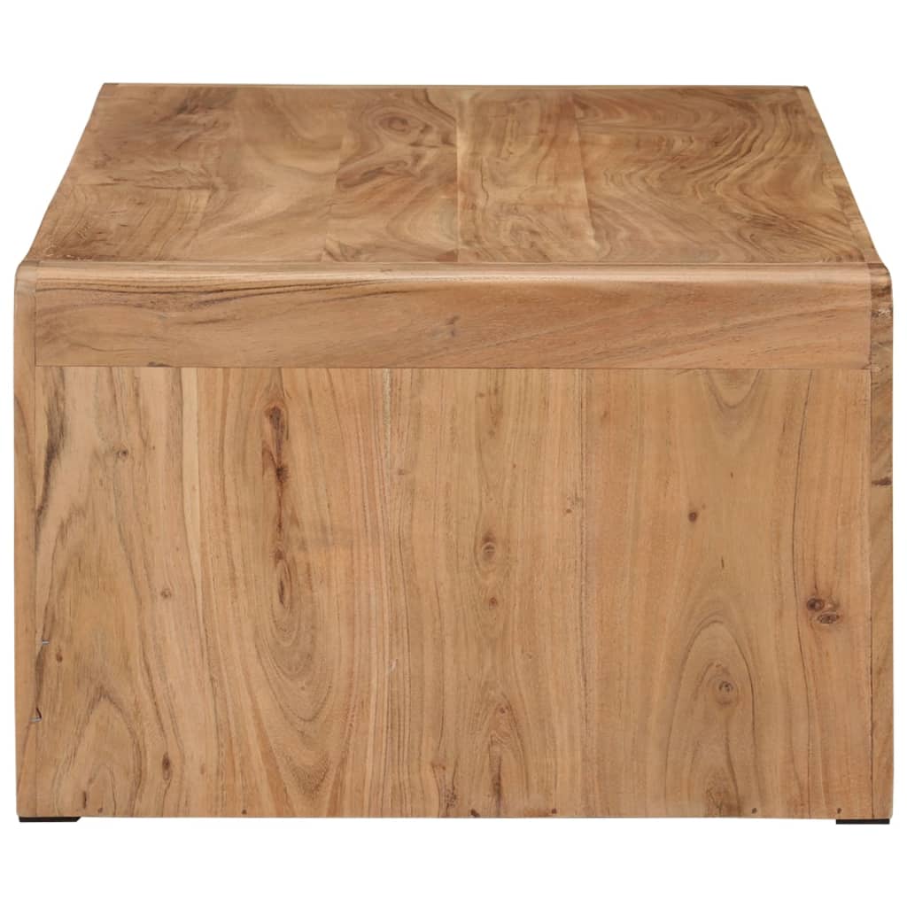 Table basse 110x55x35 cm bois massif d'acacia - XIOS