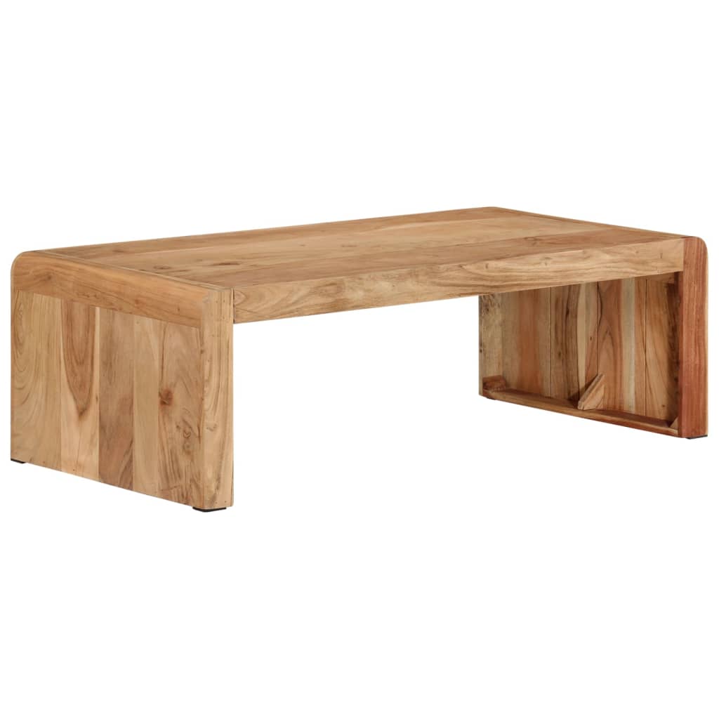 Table basse 110x55x35 cm bois massif d'acacia - XIOS