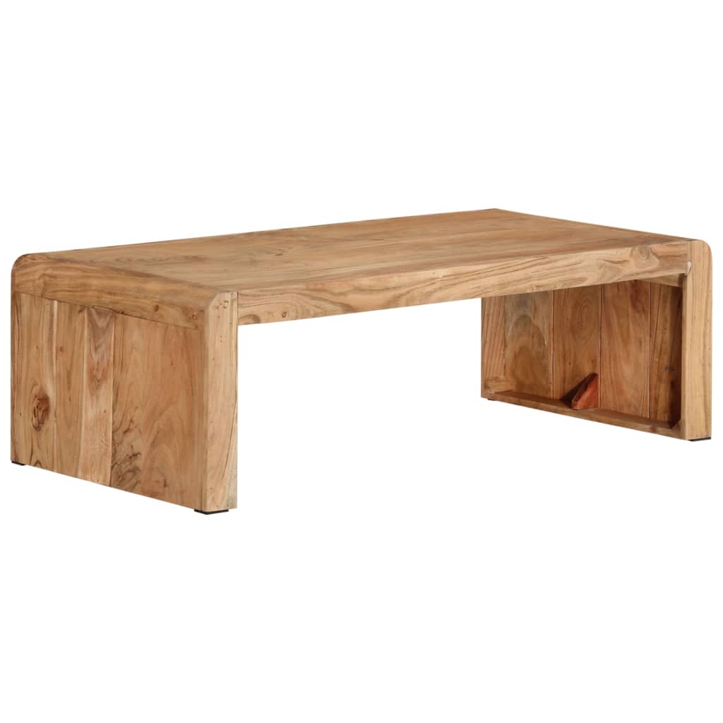 Table basse 110x55x35 cm bois massif d'acacia - XIOS