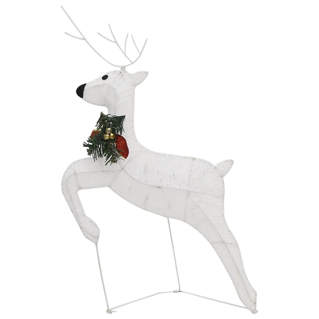 Rennes de Noël 6 pcs Blanc 120 LED - XIOS