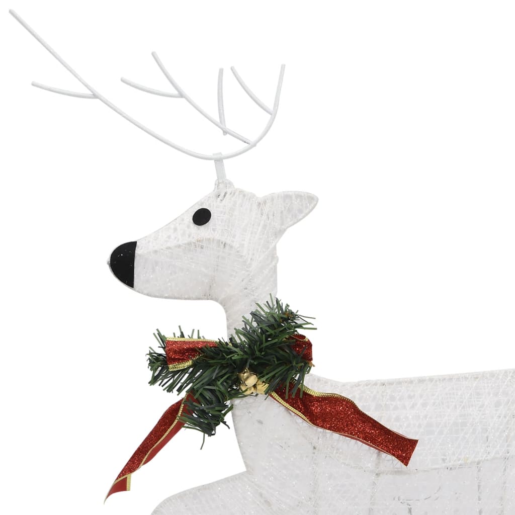 Rennes de Noël 6 pcs Blanc 120 LED - XIOS
