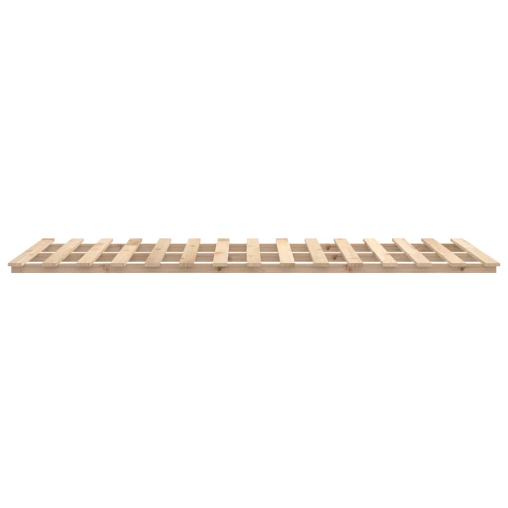 Cadre de lit sans matelas 120x200 cm bois de pin massif - XIOS
