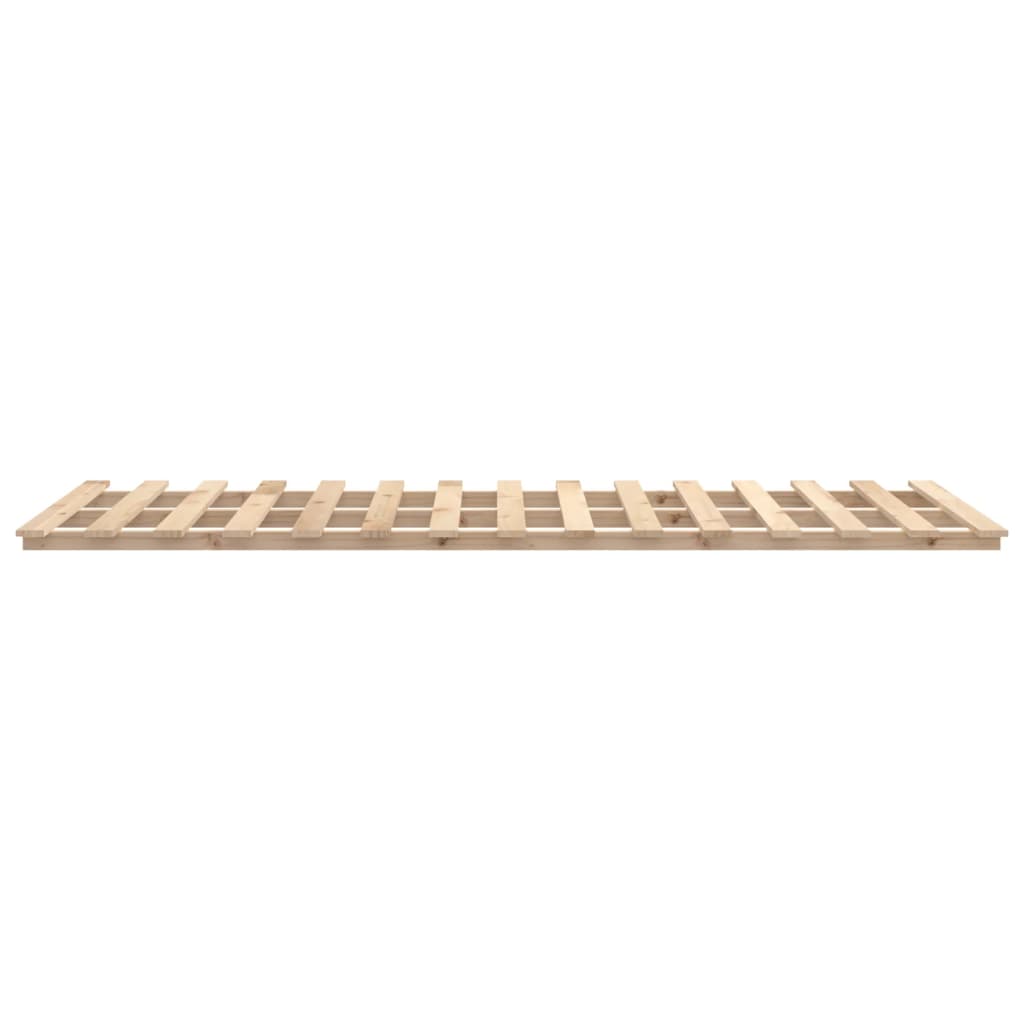 Cadre de lit sans matelas 140x200 cm bois massif de pin - XIOS