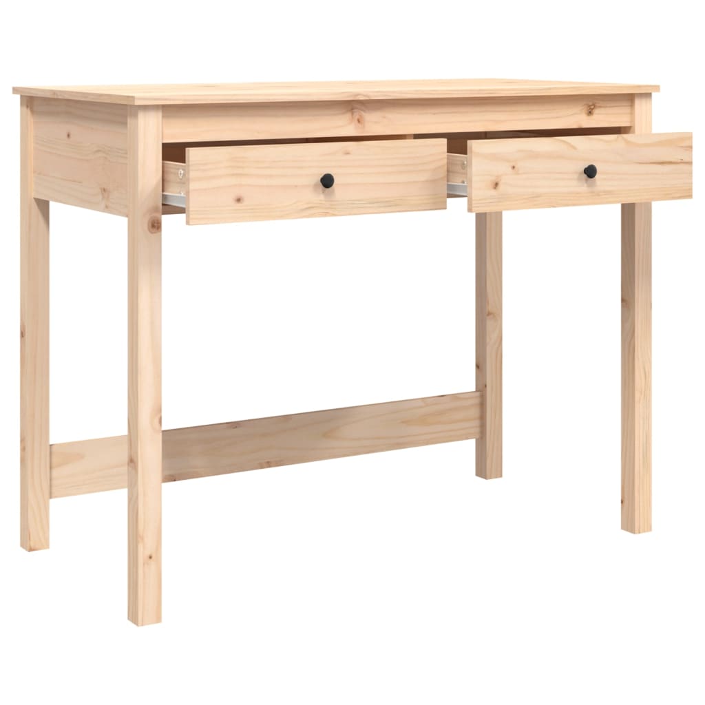 Bureau avec tiroirs 100x50x78 cm Bois massif de pin - XIOS