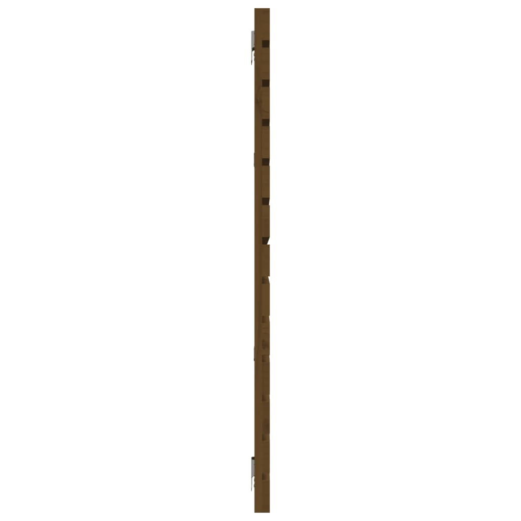Tête de lit murale Marron miel 206x3x91,5 cm Bois massif de pin - XIOS